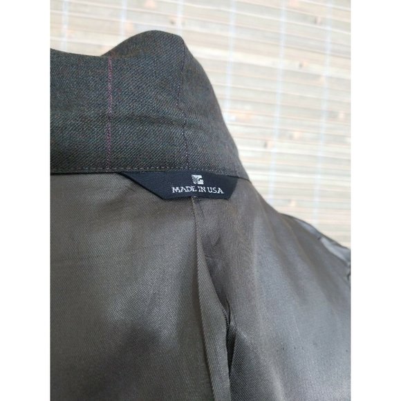 CHAPS BY RALPH LAUREN 39S MEN'S SPORT COAT GRAY PINSTRIPE 100% WOOL 527328 B387 - Picture 7 of 10